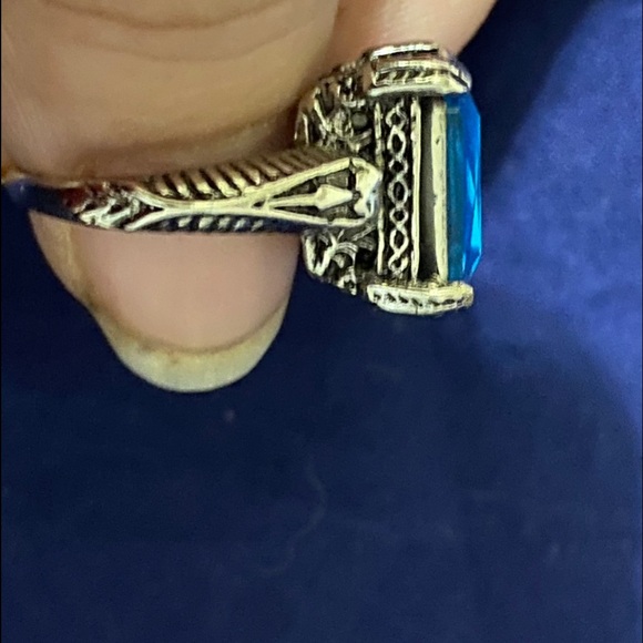 Swiss Blue Topax Rings Bundle .925 -For Terrye - Picture 10 of 13